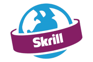 logo skrill design globe